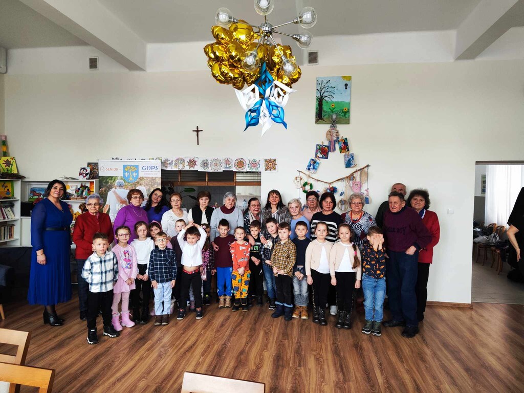 Wizyta Przedszkolaków w Klubie Seniora