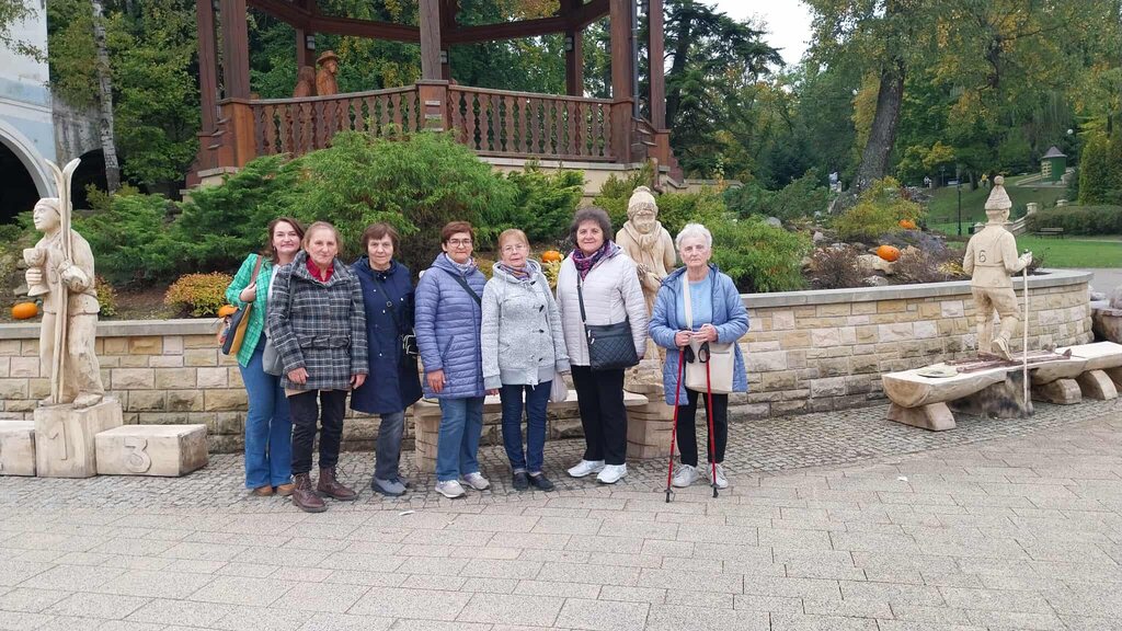 Wycieczka Klubu Senior+ w Dębowcu do Winnicy w Rymanowie-Zdroju i Iwonicza-Zdroju