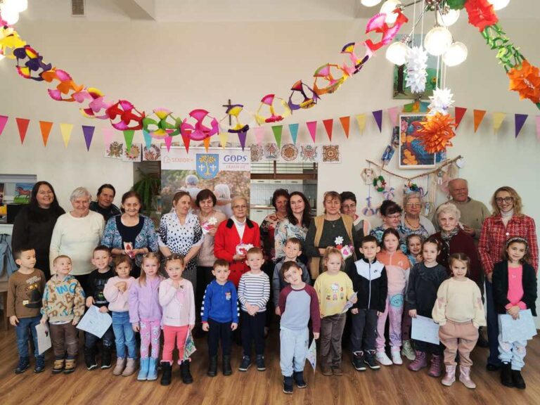 Odwiedziny przedszkolaków w GOPS Dębowiec