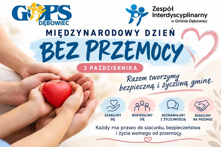 2 października – Międzynarodowy Dzień Bez Przemocy
